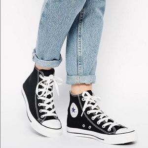black high top converse